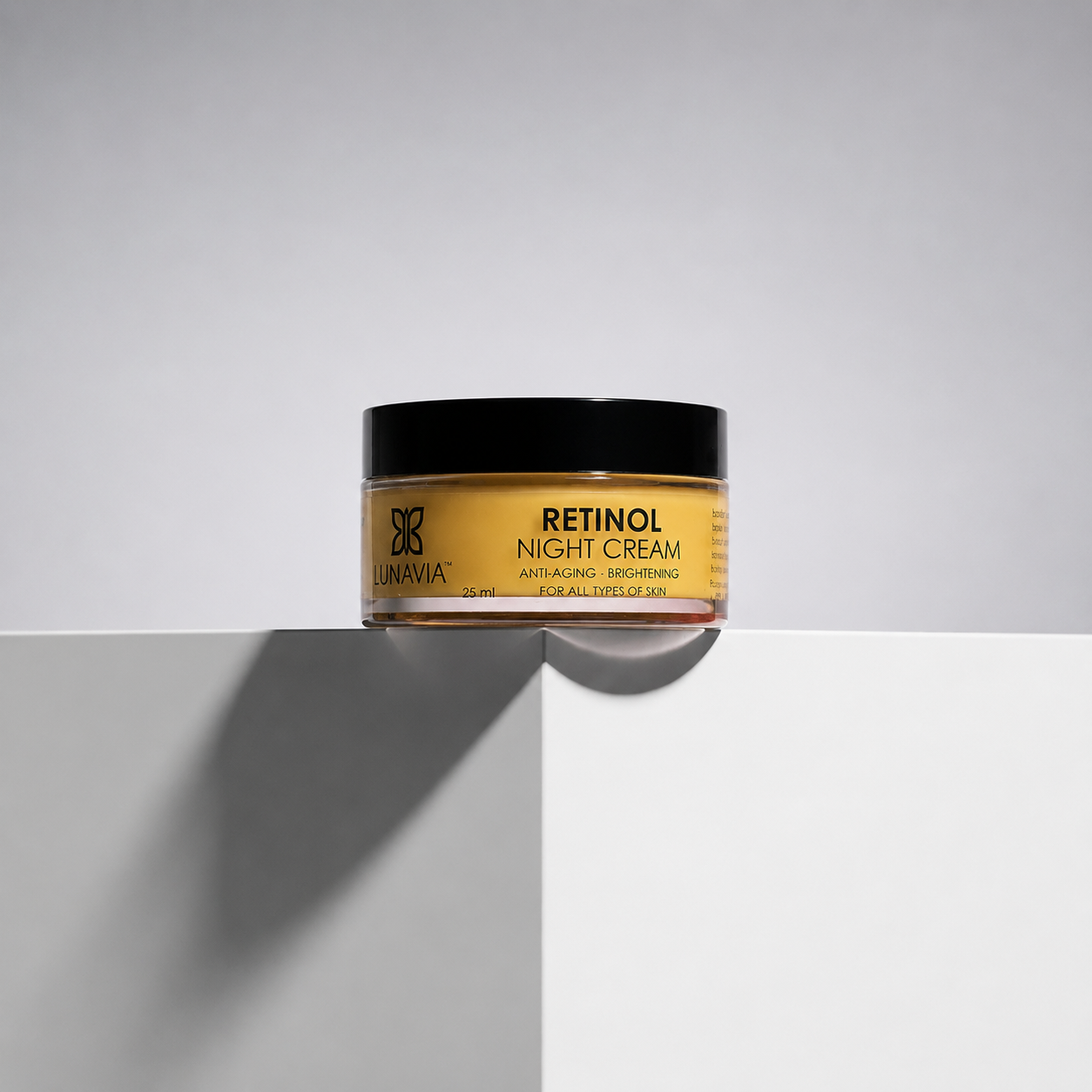 Retinol Night Cream for Anti-Aging & Skin Brightening | Overnight Repair Cream for Wrinkles, Fine Lines & Glowing Skin | Retinol Face Cream | 25ml