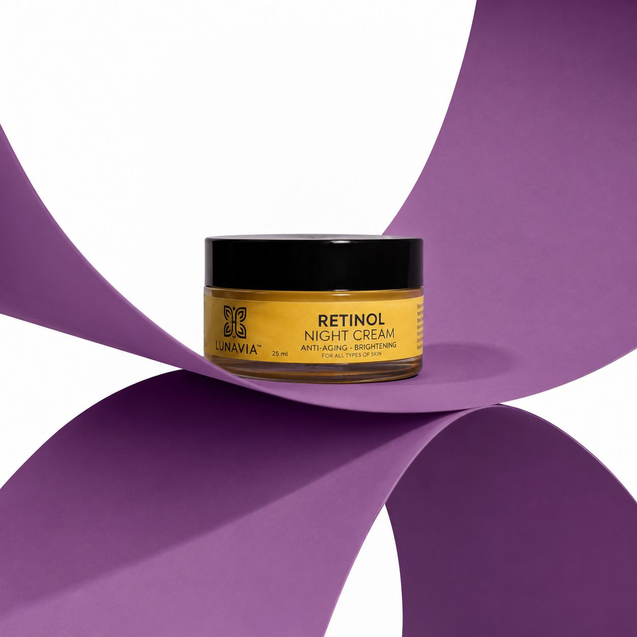 Retinol Night Cream for Anti-Aging & Skin Brightening | Overnight Repair Cream for Wrinkles, Fine Lines & Glowing Skin | Retinol Face Cream | 25ml